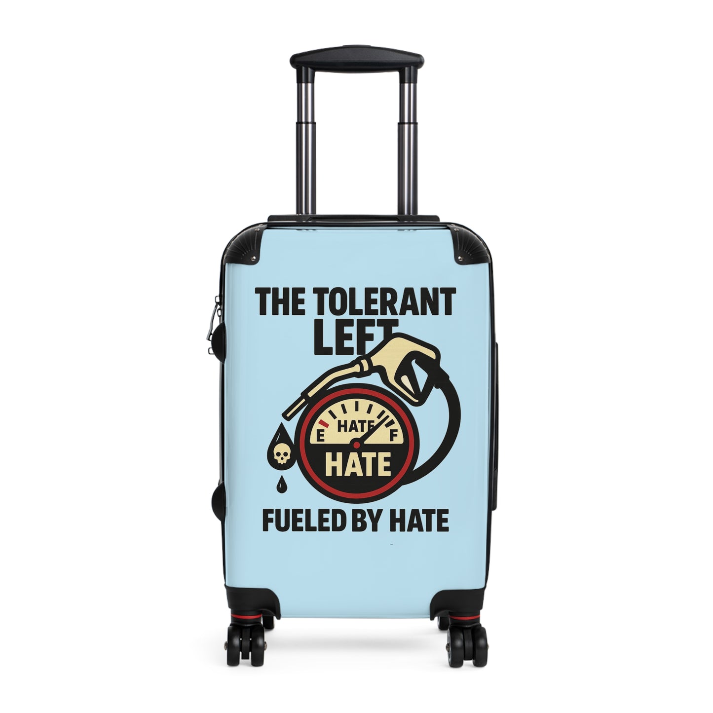 "The Tolerant Left", Suitcase (Pale Sky)