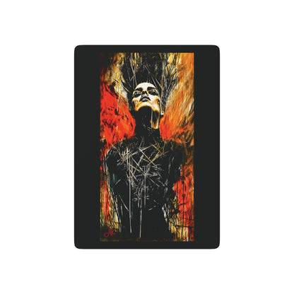 "When Punk was Beautiful", Fine Art Playing Cards (Void Black)
