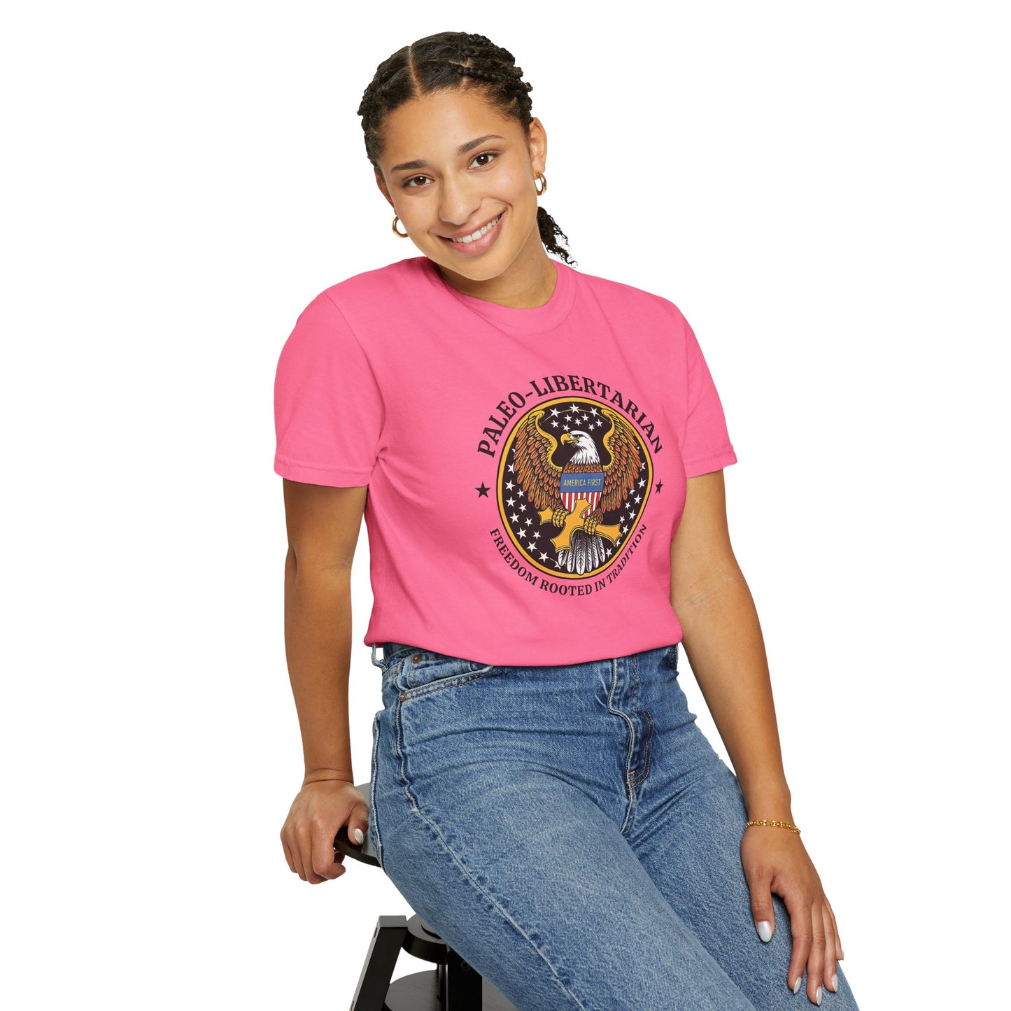 "Paleo-Libertarian" #01, Unisex T-shirt (Light Colors)