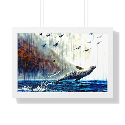 "Flying Free", Framed Paper Poster