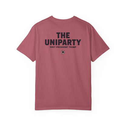 "The Uniparty Shot President Trump" #02, Unisex T-shirt