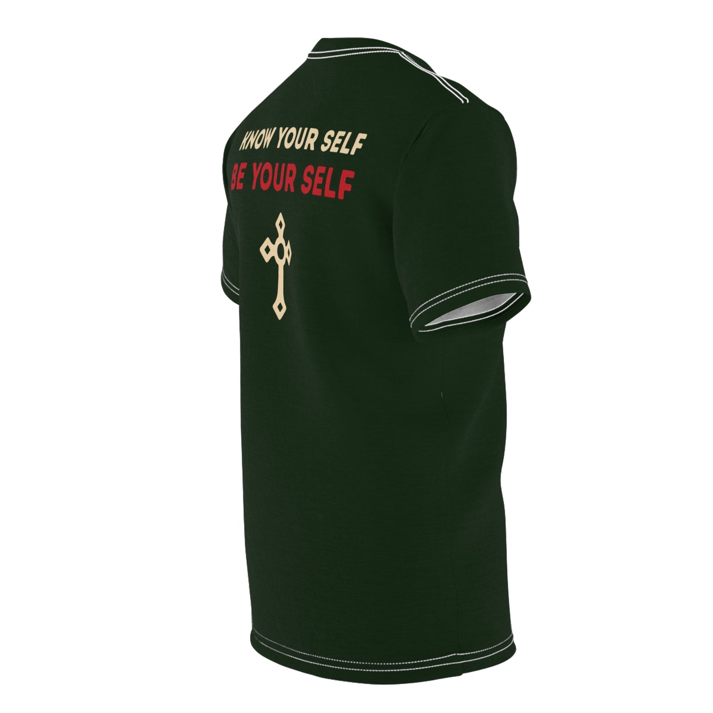 "Know Your Self", Unisex T-shirt (Brieve Green)