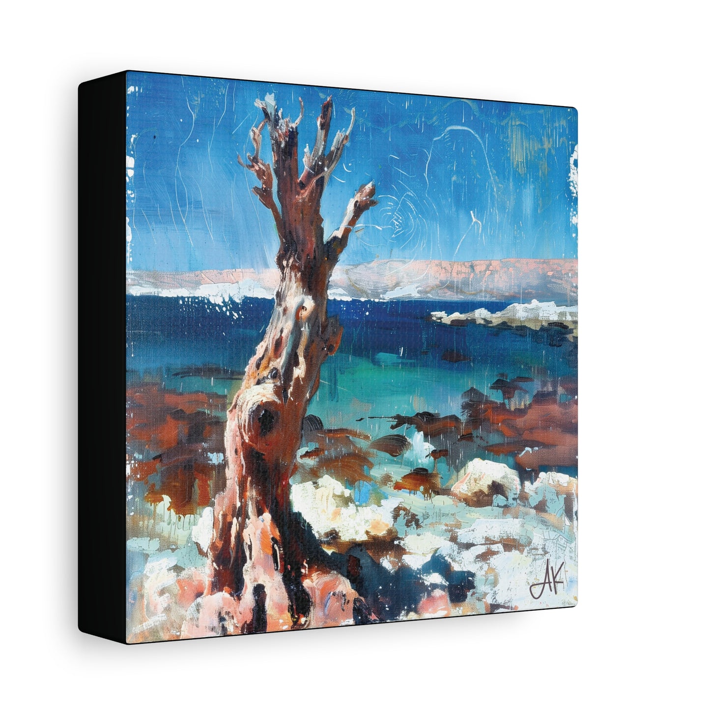 "Littoral Watch – Relic of the Gaelic Coast", Fine Art Matte Canvas, Stretched, 1.25"