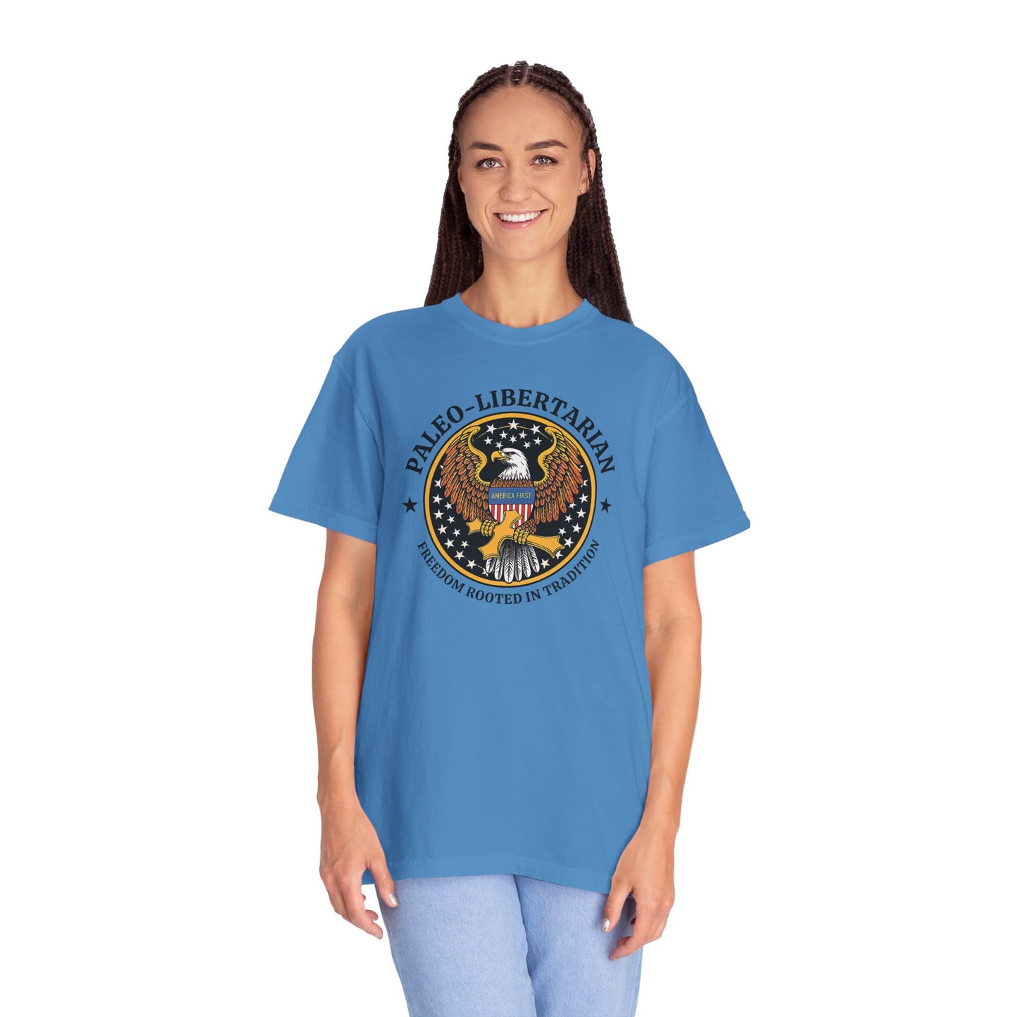 "Paleo-Libertarian" #01, Unisex T-shirt (Light Colors)