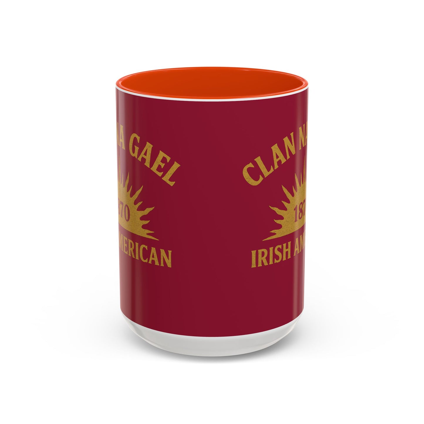 "Clan na Gael - Irish American", Colorful Mugs (11oz, 15oz) (Fénechas Red)