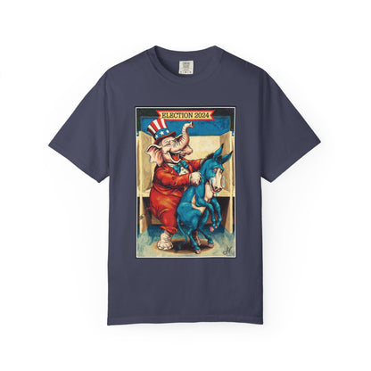 "MAGA Spanked the Donkeys 2024", Unisex T-shirt (Dark Colors)