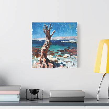 "Littoral Watch – Relic of the Gaelic Coast", Fine Art Matte Canvas, Stretched, 1.25"