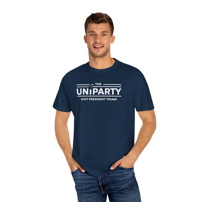 "The Uniparty Shot President Trump" #03, Unisex T-shirt