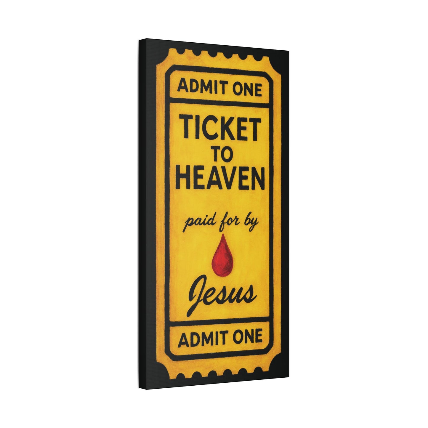 "The Golden Ticket", Stretched Classic Canvas Fine Art Print