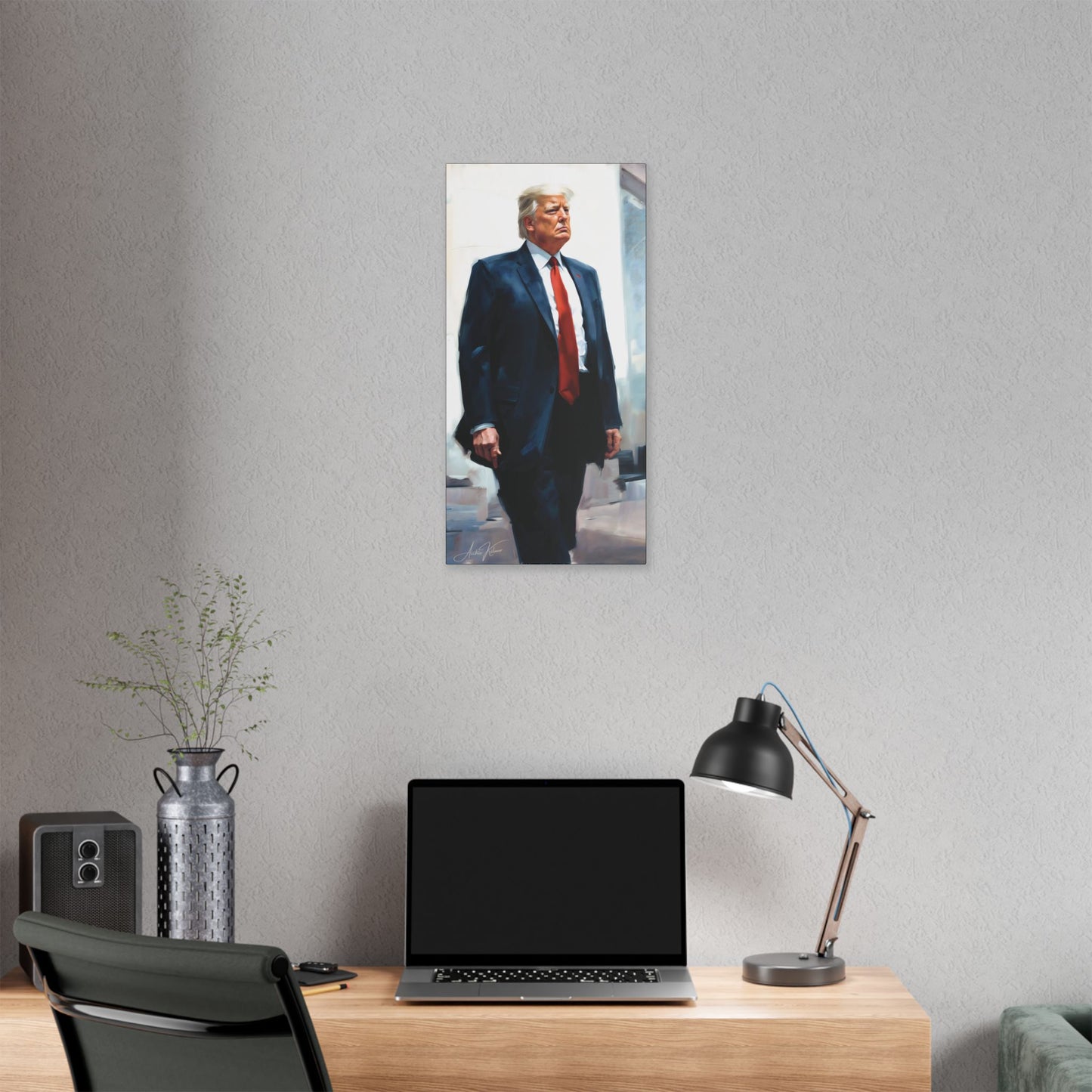 "Trump Portrait" #11, Stretched Classic Canvas Fine Art Print