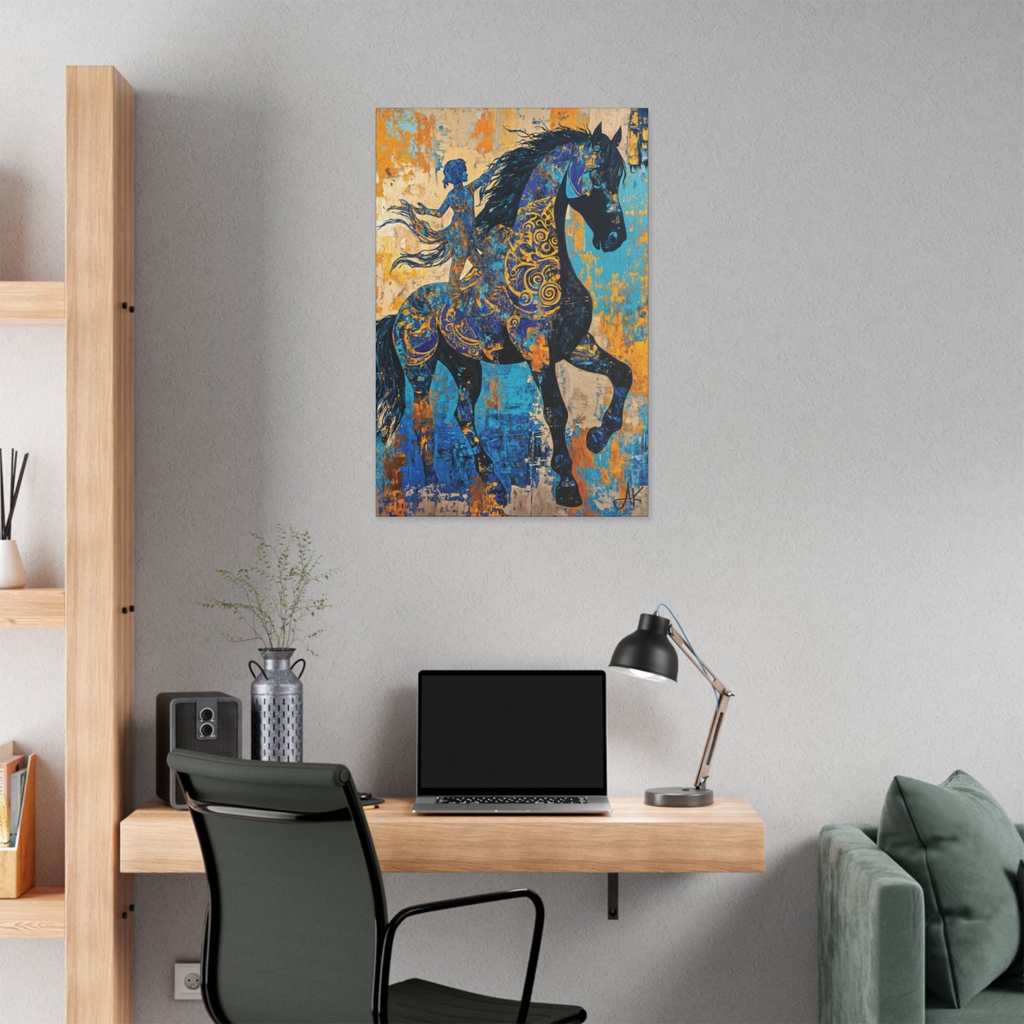 "Unbridled Freedom", Stretched Classic Canvas Fine Art Print