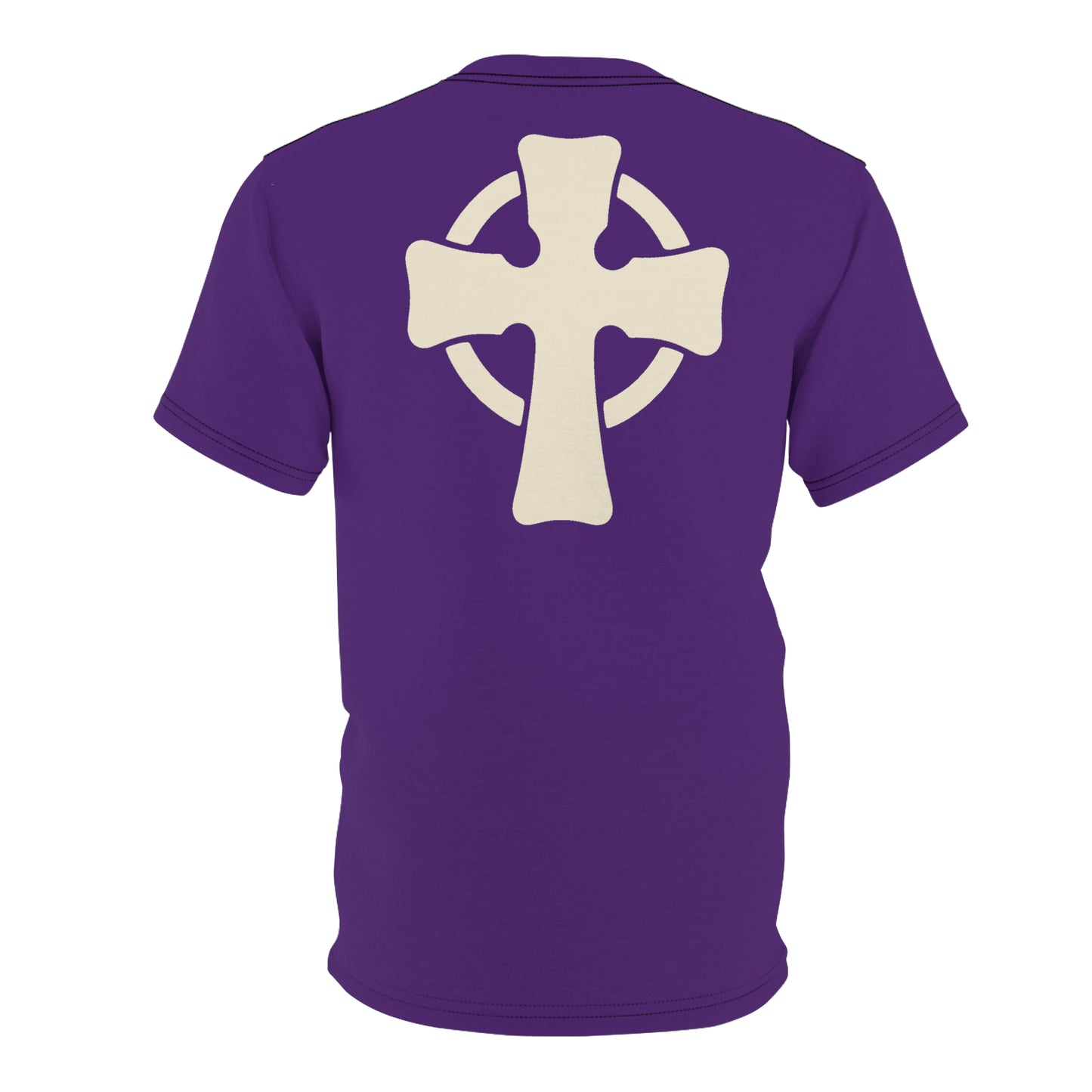 "Retro Jesus", Unisex T-shirt (Spanish Violet)