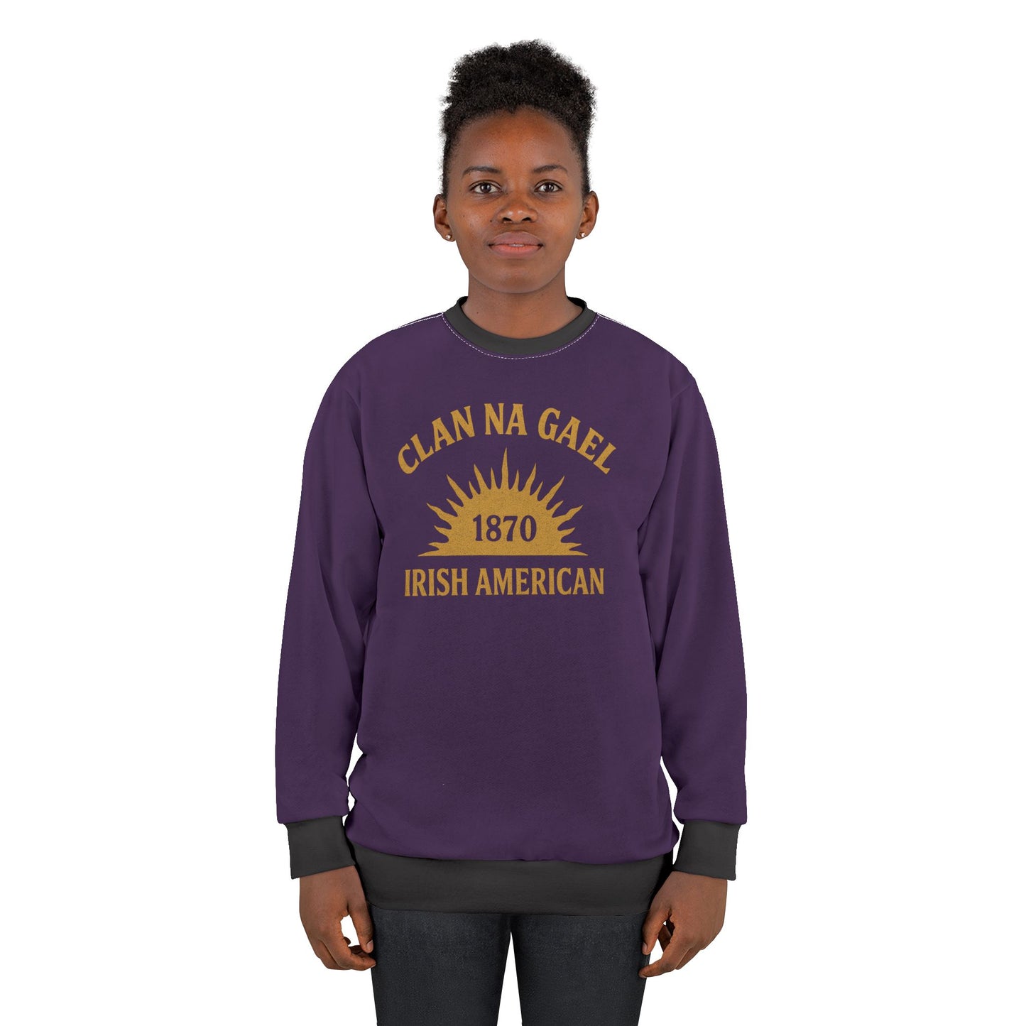 "Clan na Gael - Irish American", Unisex Sweatshirt (Beaker People)