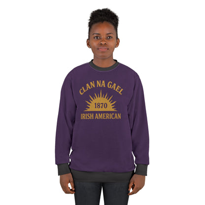 "Clan na Gael - Irish American", Unisex Sweatshirt (Beaker People)