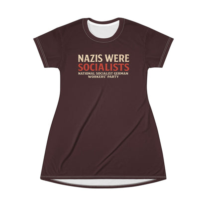 "Nazis were Socialists", T-Shirt Dress (Mama Africa)