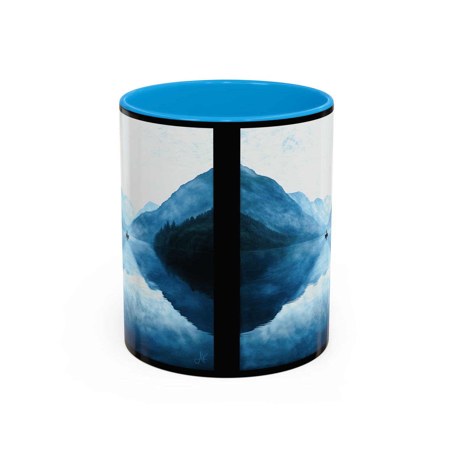 "Connected in Silence - Psalm 46:10", Colorful Mugs (11oz, 15oz)