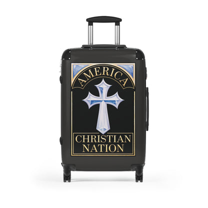 "America Christian Nation" #22 Suitcases (Jet Black)