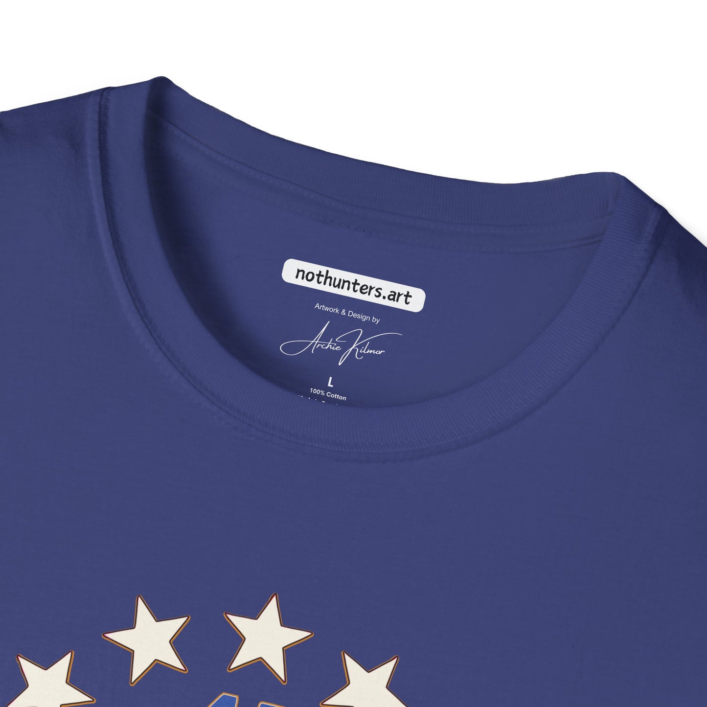 "Trump 45-47 Circle of Stars", Unisex Softstyle T-Shirt
