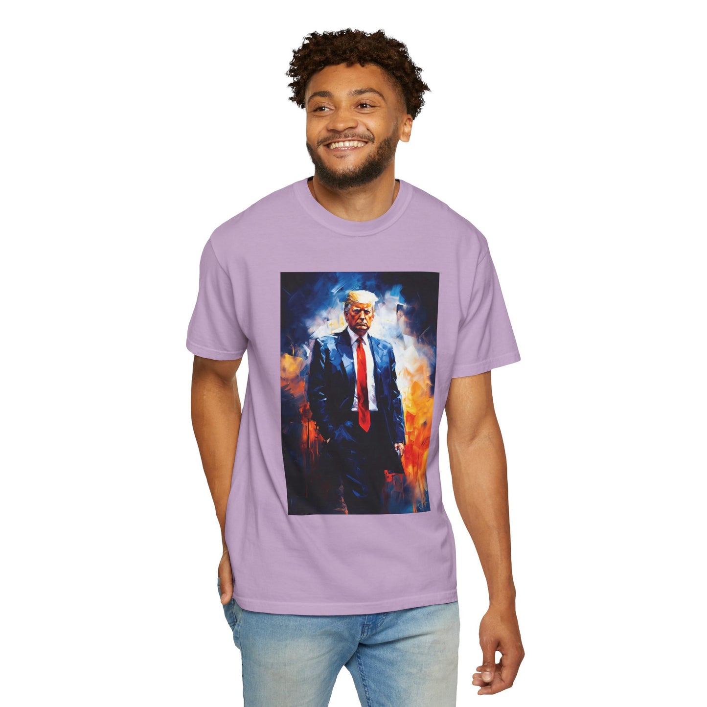 "Trump Portrait" #22, Unisex T-shirt (Light Colors)