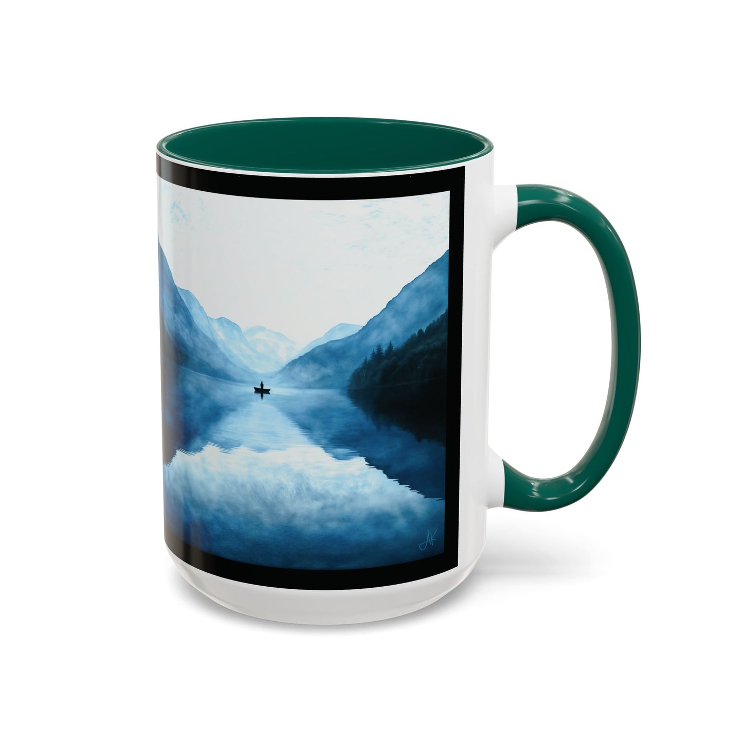 "Connected in Silence - Psalm 46:10", Colorful Mugs (11oz, 15oz)