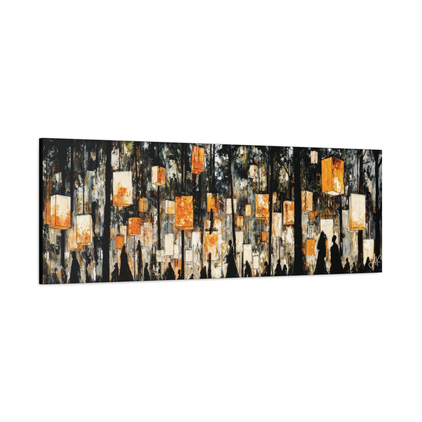 "Lantern Festival", Fine Art Matte Canvas, Stretched, 1.25"