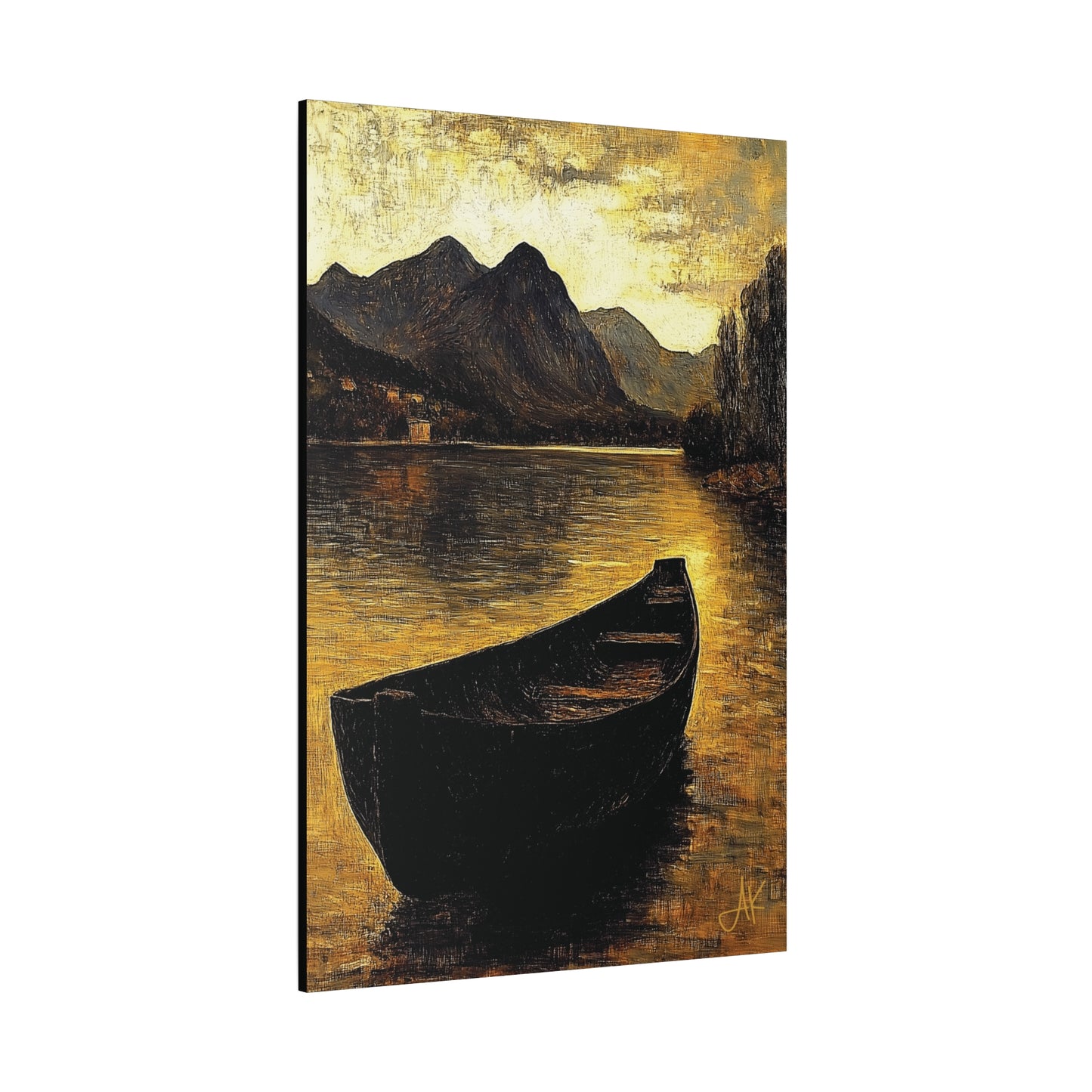 "By Oar and Tide: Ancient Gaelic Highways", Fine Art Matte Canvas, Stretched, 1.25"