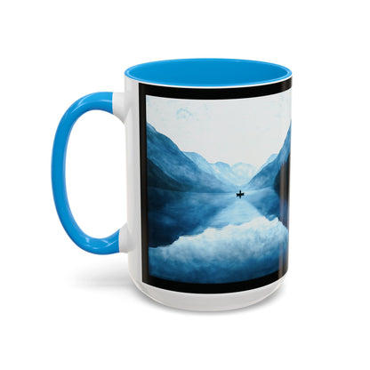 "Connected in Silence - Psalm 46:10", Colorful Mugs (11oz, 15oz)