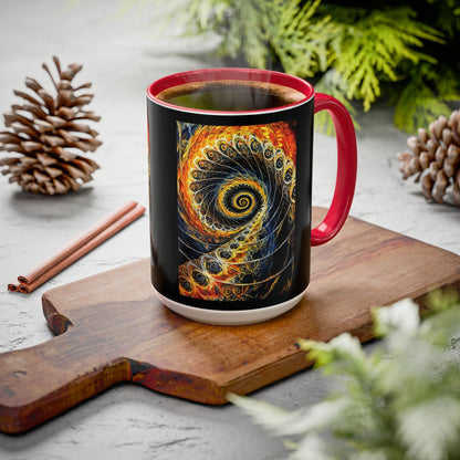 "Beauty of His Design", Colorful Mugs (11oz, 15oz)
