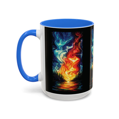 "Naomh Solus (Gaelic) - Sacred Light (English)", Colorful Mugs (11oz, 15oz)