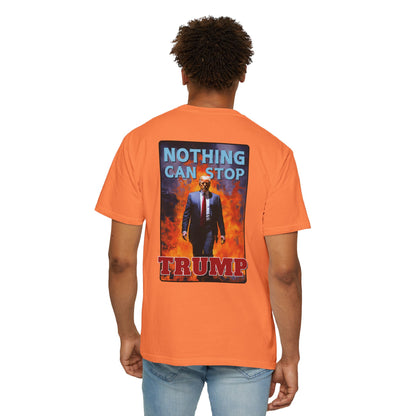 "Nothing Can Stop Trump", Unisex T-shirt (Light Colors)