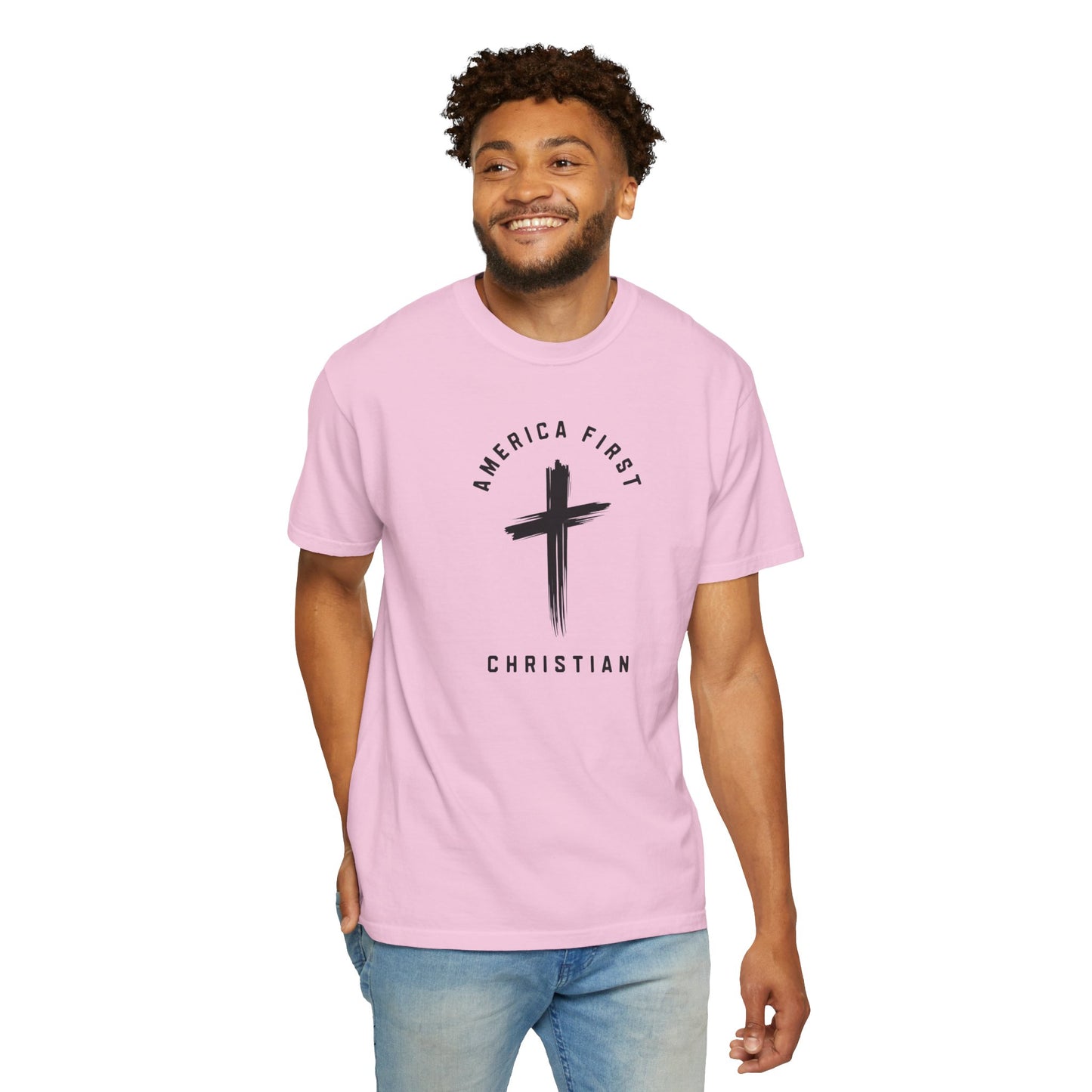"America First Christian" #05, Unisex T-shirt (Light Colors)