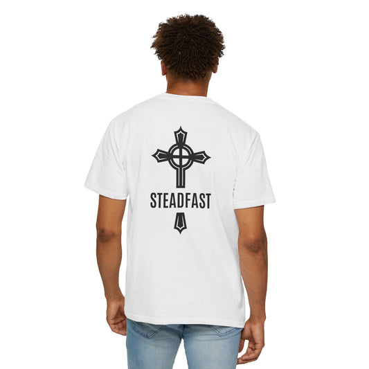 "Steadfast Cross in Black", Unisex T-shirt