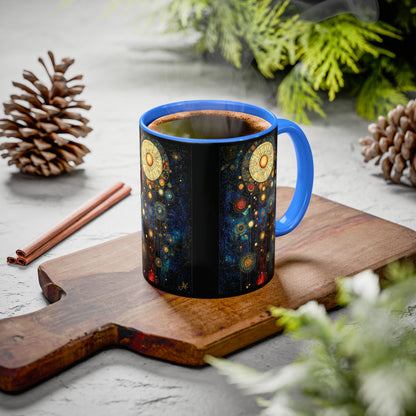 "Ancient Connection to God", Colorful Mugs (11oz, 15oz)
