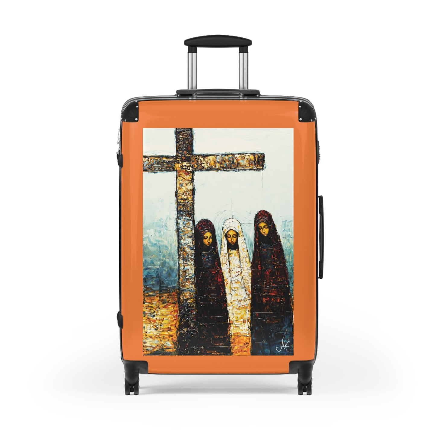 "At-the-Foot of the Cross - John 19:25", Suitcases (Light Orange)
