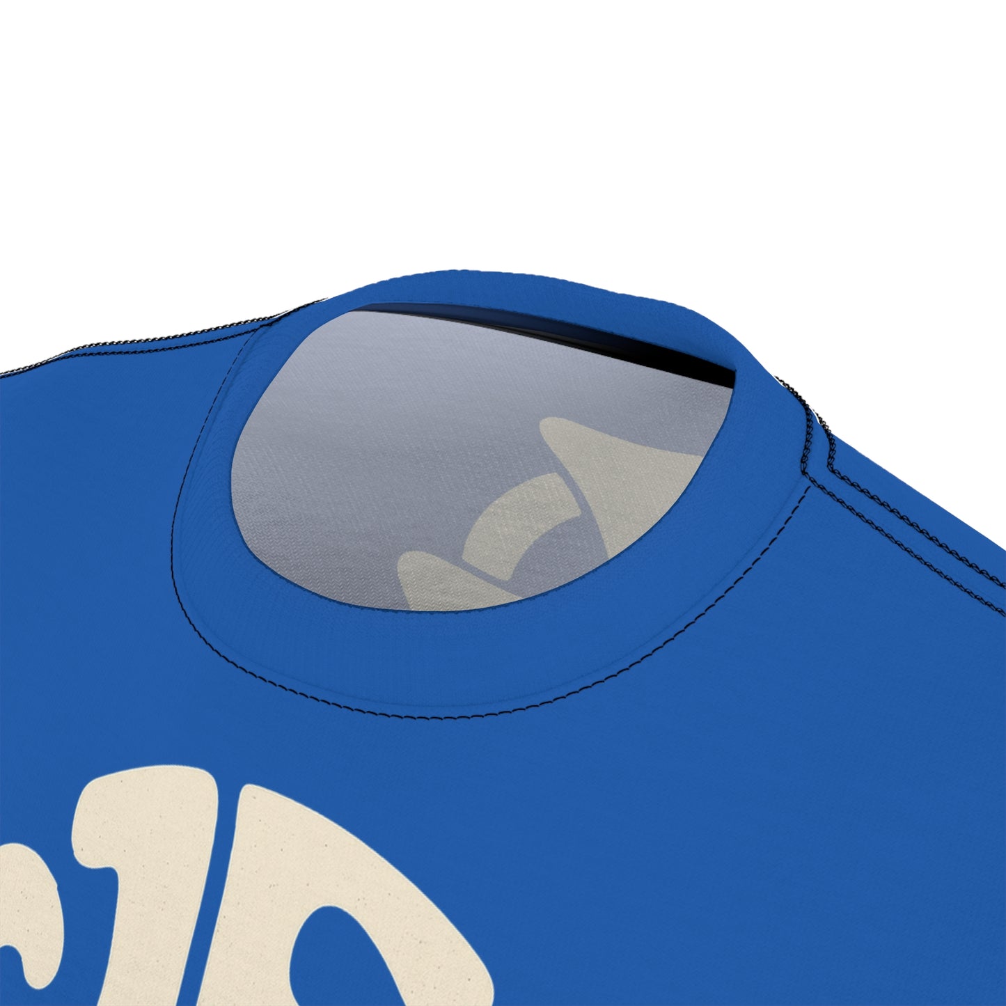 "Retro Jesus", Unisex T-shirt (Dark-Wash Denim)