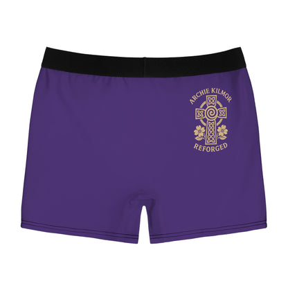 "Archie Kilmor Cross - Reforged" #01, Men's Boxer Briefs (Purple)