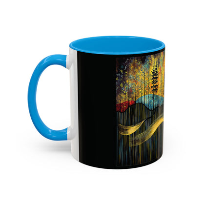 "Sacred Resonance", Colorful Mugs (11oz, 15oz)