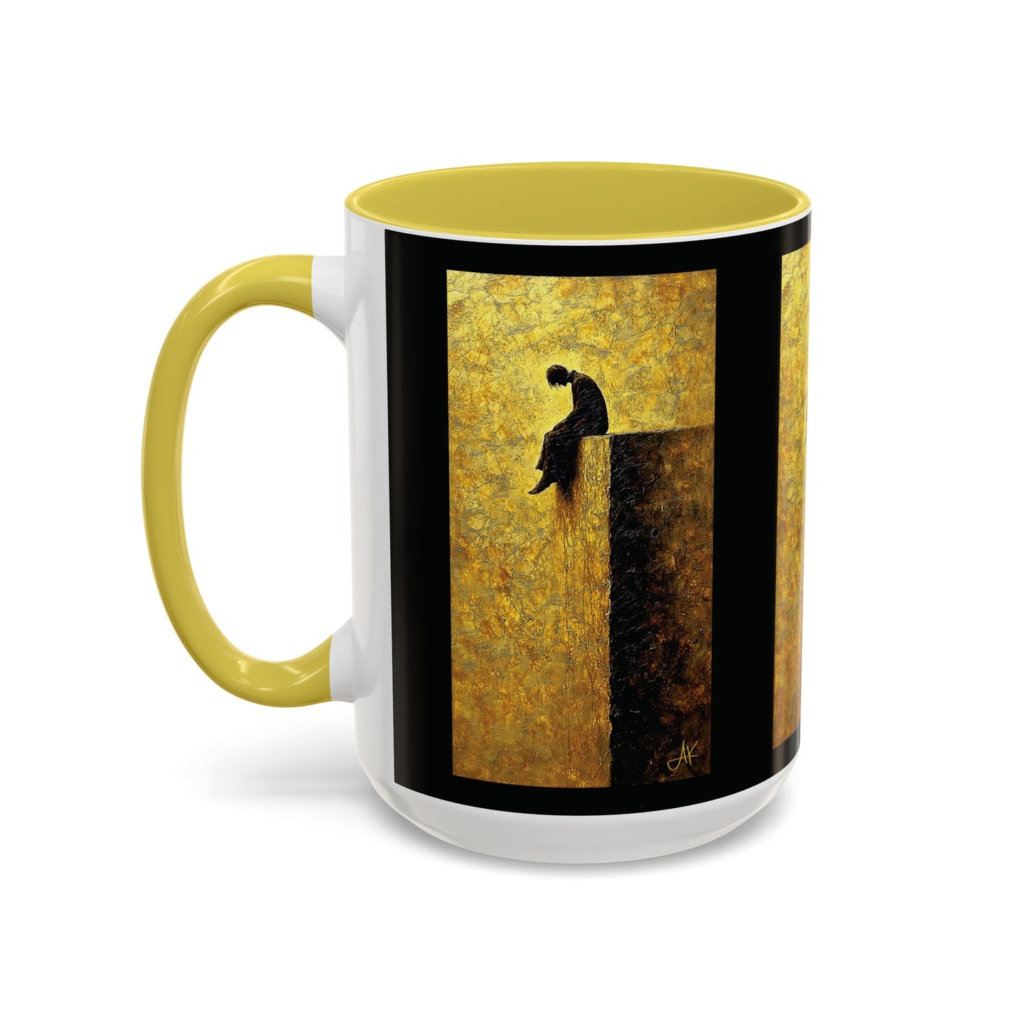 "In Darkest Hour He Is With Me", Colorful Mugs (11oz, 15oz)