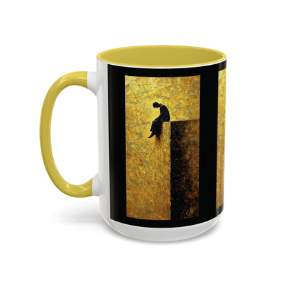 "In Darkest Hour He Is With Me", Colorful Mugs (11oz, 15oz)