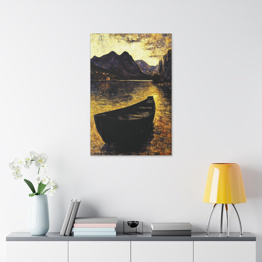 "By Oar and Tide - Ancient Gaelic Highways", Stretched Classic Canvas Fine Art Print