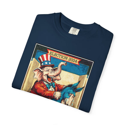"MAGA Spanked the Donkeys 2024", Unisex T-shirt (Dark Colors)
