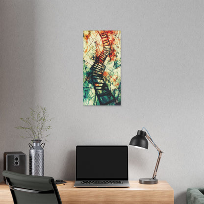 "Climb of the Eternal Soul", Stretched Classic Canvas Fine Art Print