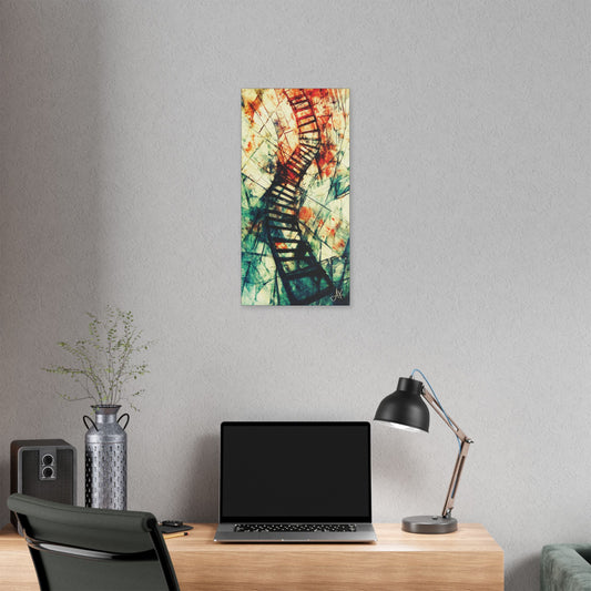 "Climb of the Eternal Soul", Stretched Classic Canvas Fine Art Print
