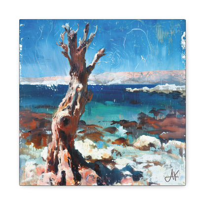 "Littoral Watch – Relic of the Gaelic Coast", Fine Art Matte Canvas, Stretched, 1.25"