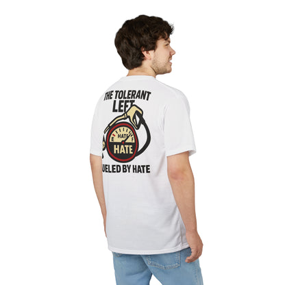 "The Tolerant Left", Unisex T-shirt (Doctor White)