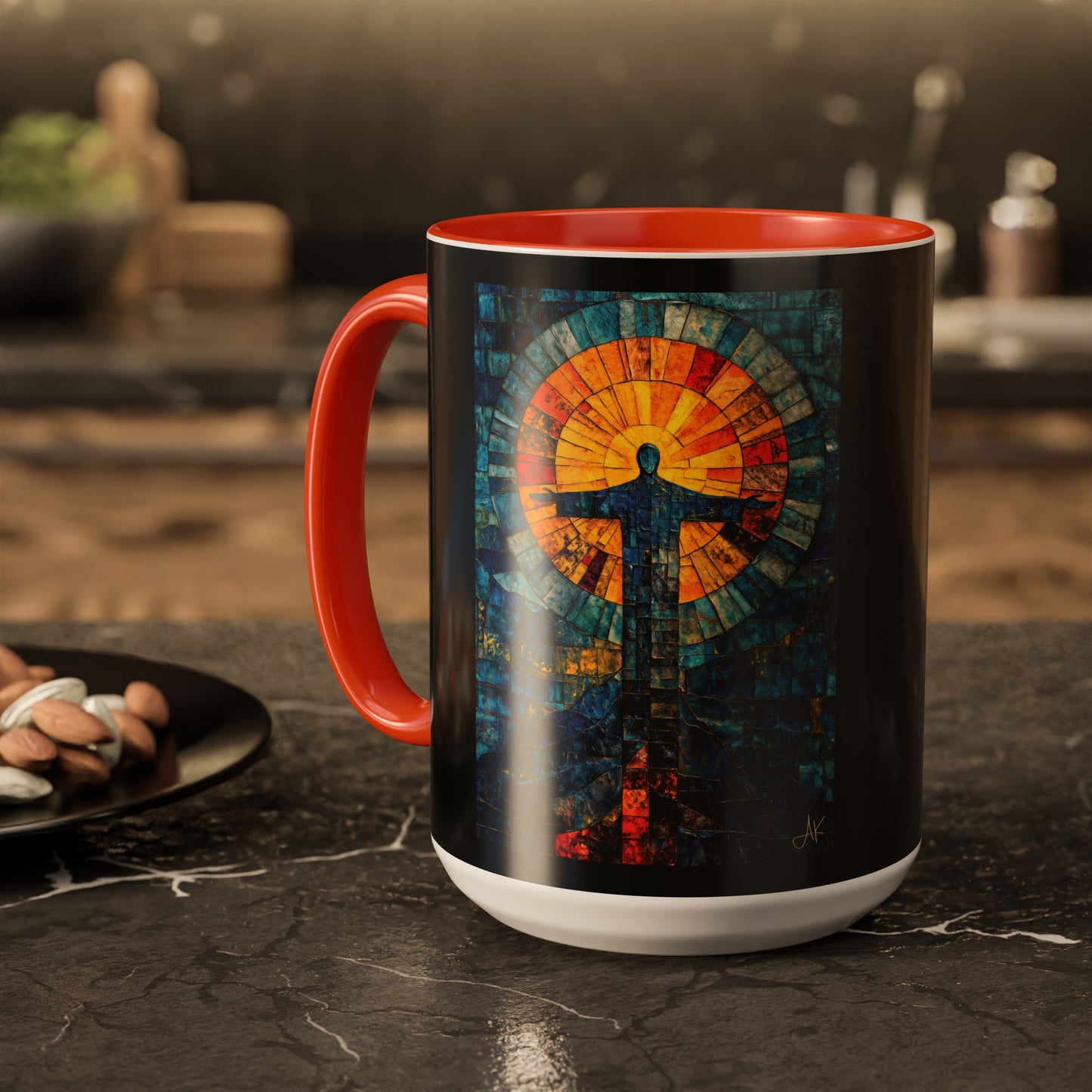 "Alpha and Omega - Revelation 22:13", Colorful Mugs (11oz, 15oz)