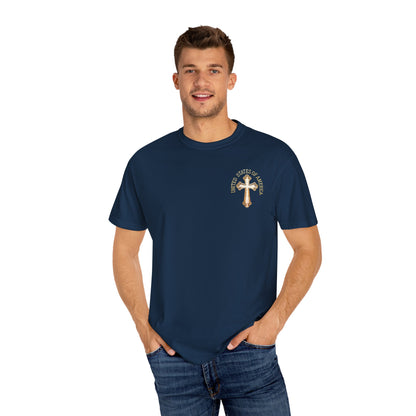 "USA Gold Cross", Unisex T-shirt