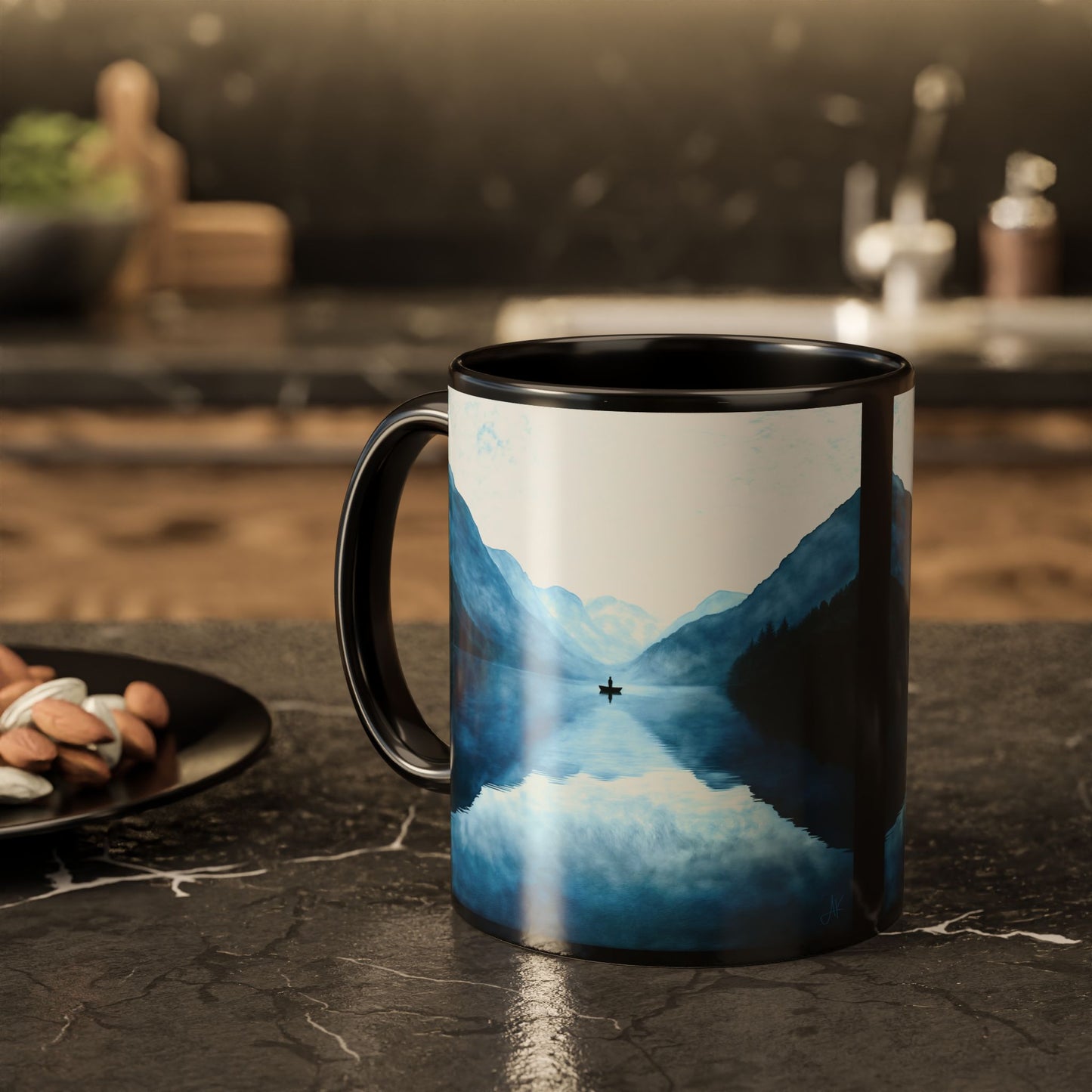 "Connected in Silence - Psalm 46:10", Colorful Mugs (11oz, 15oz)