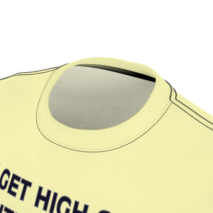 "Intelligent Conversation", Unisex T-shirt (Lamenters Yellow)