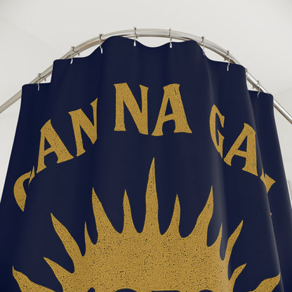 "Clan na Gael - Irish American", Shower Curtains (Mariana Blue)